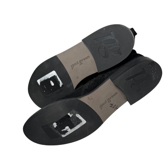 NEW $535 Paul Green Women's Reeve Booties Black Soft Suede Size 6 UK/ US 8.5 - Picture 5 of 5